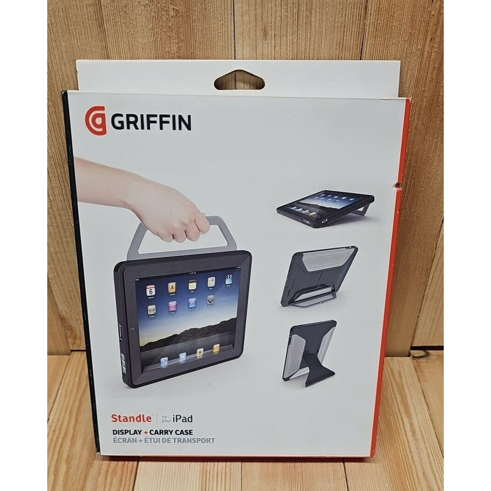Griffin Standle Black Versatile Standing Display Carry Case for iPad - GB01685